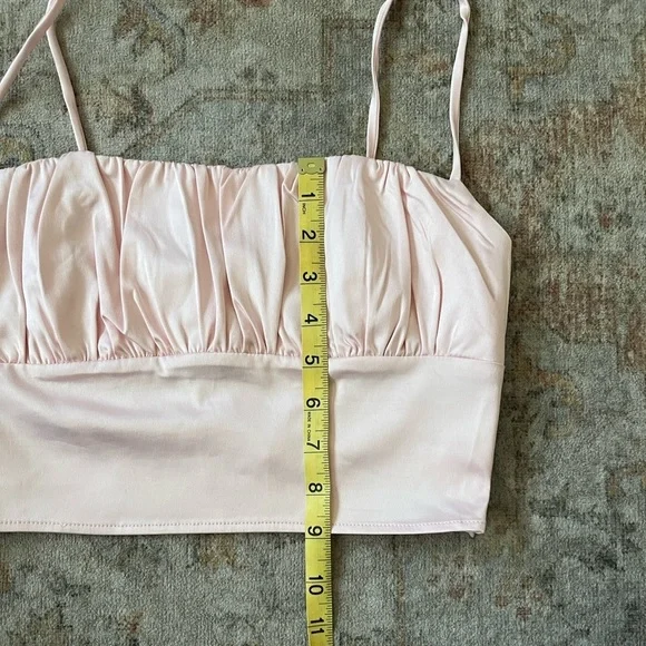 Princess Polly Pink Ruched Crop Top - Picture 4 of 14